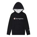 チャンピオン CHAMPION フリース ロゴ フーディー パーカー 【 S 4-7 Fleece Logo Pullover Hoodie 】 Black