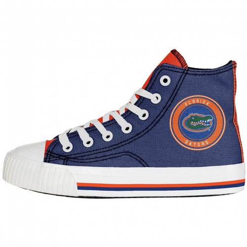 子供用 フロリダ ゲイターズ ハイ 青色 ブルー 【 UNBRANDED YOUTH FOCO HIGH TOP CANVAS SHOE FLD BLUE 】