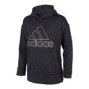 アディダス ADIDAS フリース フーディー パーカー 【 Badge Of Sport Fleece Hoodie 】 Black Heather