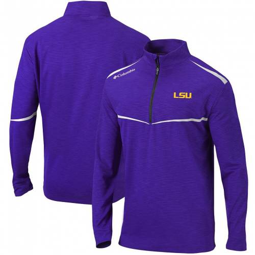 紫 パープル ルイジアナステイト タイガース ジャケット ファイティングタイガース 【 PURPLE UNBRANDED COLUMBIA SCORECARD QUARTERZIP JACKET LSU 】