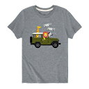 LICENSED CHARACTER サファリ グラフィック Tシャツ 【 Off Road Safari Graphic Tee 】 Grey