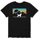 LN^[ TVc y LICENSED CHARACTER DOG WITH RETRO MOUNTAIN TEE / z Yt@bV gbvX Jbg\[