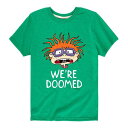 ニコロデオン グラフィック Tシャツ 緑 グリーン 【 NICKELODEON RUGRATS CHUCKIE WERE DOOMED GRAPHIC TEE / GREEN 】 キッズ ベビー マタニティ トップス カットソー