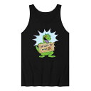 キャラクター タンクトップ 黒色 ブラック 【 LICENSED CHARACTER RUGRATS REPTAR WORK TANK / BLACK 】 メンズファッション トップス