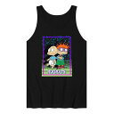 【★Fashion THE SALE★1/14迄】キャラクター タンクトップ 黒色 ブラック 【 LICENSED CHARACTER RUGRATS BFFS SINCE 91 TANK / BLACK 】 メンズファッション トップス