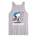 LICENSED CHARACTER タンクトップ 【 Peanuts Im Big Hit Tank 】 Grey