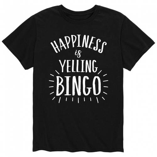 キャラクター Tシャツ 【 LICENSED CHARACTER HAPPINESS IS YELLING BINGO TEE / 】 メンズファッション トップス カットソー