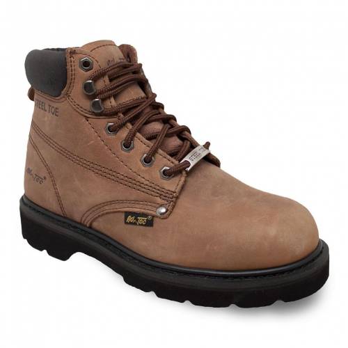 NVbN F X`[ u[c F uE [Nu[cS y ADTEC CLASSIC STEEL TOE WORK BOOTS / BROWN z Y