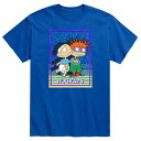 【★Fashion THE SALE★1/14迄】キャラクター Tシャツ 青色 ブルー 【 LICENSED CHARACTER RUGRATS BFFS SINCE 91 TEE / BLUE 】 メンズファッション トップス カットソー