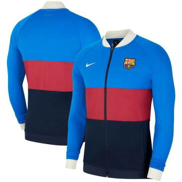 ナイキ 青色 ブルー ラグラン フルジップ トラック ジャケット トラックジャケット 【 NIKE BLUE BARCELONA I96 ANTHEM RAGLAN FULLZIP BAR 】