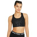 ナイキ NIKE プロ ドライフィット スウッシュ スウォッシュ ヒョウ柄 レオパード スポーツブラ 【 Pro Dri-fit Swoosh Medium-support 1-piece Pad Leopard Sports Bra 】 Black