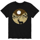 LN^[ TVc y LICENSED CHARACTER DEER AND MOUNTAIN SCENE TEE / z Yt@bV gbvX Jbg\[