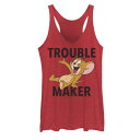 【★Fashion THE SALE★1/14迄】キャラクター タンクトップ 赤 レッド ヘザー 【 LICENSED CHARACTER TOM AND JERRY TROUBLE MAKER PORTRAIT TANK TOP / RED HEATHER 】 キッズ ベビー マタニティ トップス