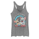 【★Fashion THE SALE★1/14迄】キャラクター タンクトップ 灰色 グレー グレイ ヘザー 【 LICENSED CHARACTER TOM AND JERRY BEST FRIENDS PORTRAIT TANK TOP / GRAY HEATHER 】 キッズ ベビー マタニティ トップス