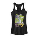 【★Fashion THE SALE★1/14迄】キャラクター タンクトップ 黒色 ブラック 【 LICENSED CHARACTER TOM AND JERRY RETRO STYLE PORTRAIT TANK TOP / BLACK 】 キッズ ベビー マタニティ トップス