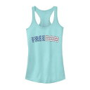 赤 レッド 白色 ホワイト 青色 ブルー タンクトップ FREEDOM&#34; 【 UNBRANDED AMERICANA RED WHITE AND BLUE TANK TOP / CANCUN 】 キッズ ベビー マタニティ トップス パーカー