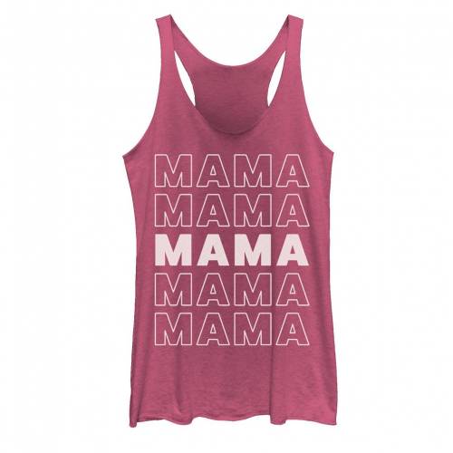 タンクトップ ピンク ヘザー 【 UNBRANDED MAMA BOLD STACK TANK TOP / PINK HEATHER 】 キッズ ベビー..