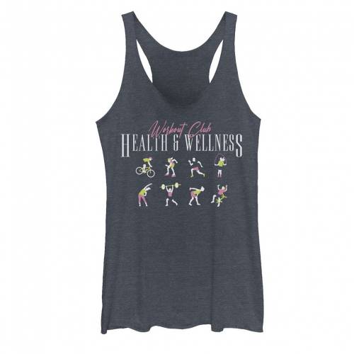 ワークアウト クラブ タンクトップ 紺色 ネイビー ヘザー 【 UNBRANDED WORKOUT CLUB TANK TOP / NAVY HEATHER 】 キッズ ベビー マタニティ トップス パーカー