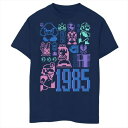 キャラクター アート グラフィック Tシャツ 【 LICENSED CHARACTER NINTENDO SUPER MARIO 35TH ANNIVERSARY 1985 PIXEL ART GRAPHIC TEE / 】 キッズ ベビー マタニティ トップス カットソー