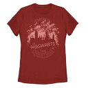 【★Fashion THE SALE★7/12午前10時迄】キャラクター グラフィック Tシャツ 赤 レッド I'D CHRISTMAS" 【 LICENSED CHARACTER HARRY POTTER RATHER STAY AT HOGWARTS THIS GRAPHIC TEE / RED 】 キッズ ベビー マタニティ トップス カットソー