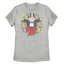 キャラクター クリスマス Tシャツ ヘザー 【 LICENSED CHARACTER MONOPOLY RICH UNCLE PENNYBAGS MONEY CHRISTMAS WREATH TEE / ATHLETIC HEATHER 】 キッズ ベビー マタニティ トップス カットソー