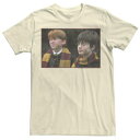 キャラクター Tシャツ ナチュラル & 【 LICENSED CHARACTER HARRY POTTER RON WEASLEY POSTER TEE / NATURAL 】 メンズファッション トップス カットソー