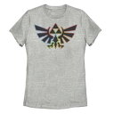 【★Fashion THE SALE★1/14迄】キャラクター Tシャツ ヘザー 【 LICENSED CHARACTER ZELDA TRIFORCE MULTI-COLOR OUTLINE TEE / ATHLETIC HEATHER 】 キッズ ベビー マタニティ トップス カットソー