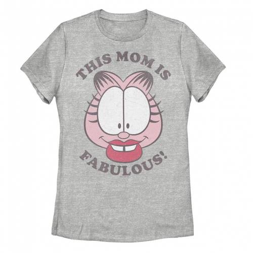 キャラクター グラフィック Tシャツ ヘザー 【 LICENSED CHARACTER GARFIELD THIS MOM IS FABULOUS GRA..