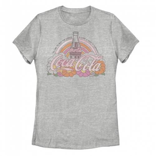 キャラクター 虹色 レインボー ビンテージ ヴィンテージ Tシャツ ヘザー 【 VINTAGE HEATHER LICENSED CHARACTER COCA COLA RAINBOW FLORAL TEE ATHLETIC 】