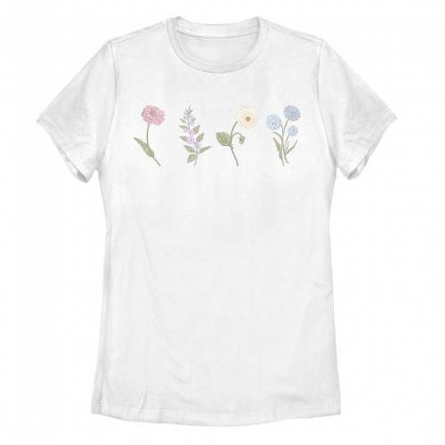 Tシャツ 白色 ホワイト 【 UNBRANDED EMBRACE FLOWER STEMS TEE / WHITE 】 キッズ ベビー マタニティ トップス カットソー