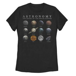システム Tシャツ 黒色 ブラック 【 UNBRANDED ASTRONOMY SOLAR SYSTEM TEE BLACK 】