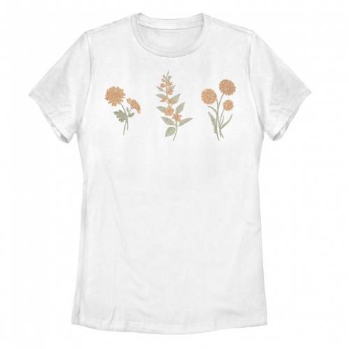 Tシャツ 白色 ホワイト 【 UNBRANDED EMBRACE ROOTS FLOWER STEMS TEE / WHITE 】 キッズ ベビー マタニティ トップス カットソー