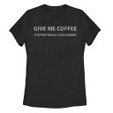 Tシャツ 黒色 ブラック CHANGE&#34; 【 UNBRANDED GIVE ME COFFEE FOR THE THINGS I CAN TEXT TEE / BLACK 】 キッズ ベビー マタニティ トップス カットソー