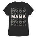 【★Fashion THE SALE★7/12午前10時迄】Tシャツ 黒色 ブラック MAMA" 【 UNBRANDED BOLD STACK TEE / BLACK 】 キッズ ベビー マタニティ トップス カットソー(4)
