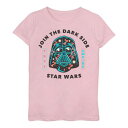 【★Fashion THE SALE★1/14迄】キャラクター ギャラクシー Tシャツ ピンク スターウォーズ 【 LICENSED CHARACTER STAR WARS DARTH VADER JOIN THE DARK SIDE GALAXY TEE / PINK 】 キッズ ベビー マタニティ トップス カットソー