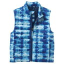 ランズエンド LANDS' END ダウン ベスト 【 Insulated Down Alternative Thermoplume Vest 】 Cobalt Tiedye