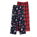 CUDDL DUDS 2個入 【 S 6-18 2-pack Pajama Pants 】 Snowman