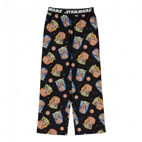 【★スーパーSALE★9/11深夜2時迄】キャラクター スターウォーズ & 【 LICENSED CHARACTER S 416 THE MANDALORIAN CHILD AKA YODA PAJAMA PANTS IN REGULAR HUSKY MULTI 】