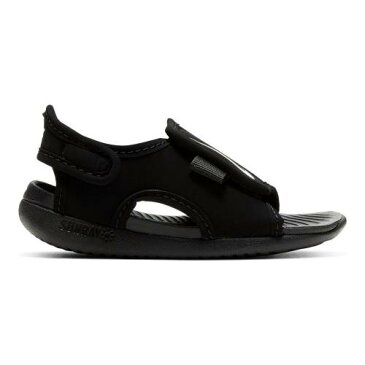 ナイキ サンダル 黒色 ブラック 白色 ホワイト 【 NIKE SUNRAY ADJUST 5 V2 TODDLER SANDALS BLACK WHITE 】