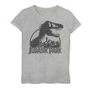 ブランド名Licensed Character性別girls (kids)商品名Jurassic Park Classic T-Rex Skeleton Logo Graphic Teeカラー/Athletic/Heather