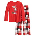 JAMMIES FOR YOUR FAMILIES Soonand#34; 【 S 4-20 Santa Coming Soonand#34; Plaid Pajama Set In Regular And Husky 】 Pale Santa