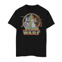 饯  쥤ܡ ӥơ ơ T   LICENSED CHARACTER STAR WARS RAINBOW GROUP SHOT VINTAGE POSTER TEE /  å ٥ӡ ޥ˥ƥ ȥåץ åȥ