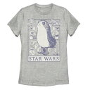 LN^[ TVc X^[EH[Y y LICENSED CHARACTER STAR WARS THE LAST JEDI MYSTIC PORG POSTER TEE / z LbY xr[ }^jeB gbvX Jbg\[