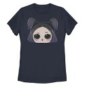 キャラクター Tシャツ 紺色 ネイビー 【 LICENSED CHARACTER LOL SURPRISE DUSK BIG FACE PORTRAIT TEE / NAVY 】 キッズ ベビー マタニティ トップス カットソー