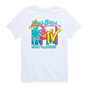 キャラクター スプリング Tシャツ 白色 ホワイト '94 【 SPRING LICENSED CHARACTER MTV BREAK TEE WHITE 】