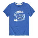 キャラクター グラフィック Tシャツ GO&#34; 【 LICENSED CHARACTER TO THE MOUNTAINS WE GRAPHIC TEE / 】 キッズ ベビー マタニティ トップス カットソー