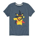 キャラクター Tシャツ POKéMON 【 LICENSED CHARACTER NINTENDO HALLOWEEN PIKACHU WITCH COSTUME TEE / 】 キッズ ベビー マタニティ トップス カットソー