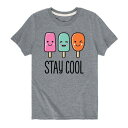 LICENSED CHARACTER クール 【 Stay Cool Popsicletee 】 Grey