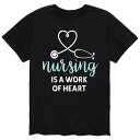 LN^[ TVc y LICENSED CHARACTER NURSES WORK OF HEART TEE / z Yt@bV gbvX Jbg\[