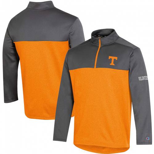 【★スーパーSALE★9/11深夜2時迄】チャンピオン テネシー ボランティアーズ ジャケット 橙 オレンジ 【 ORANGE CHAMPION GAMEDAY QUARTERZIP JACKET TEN 】